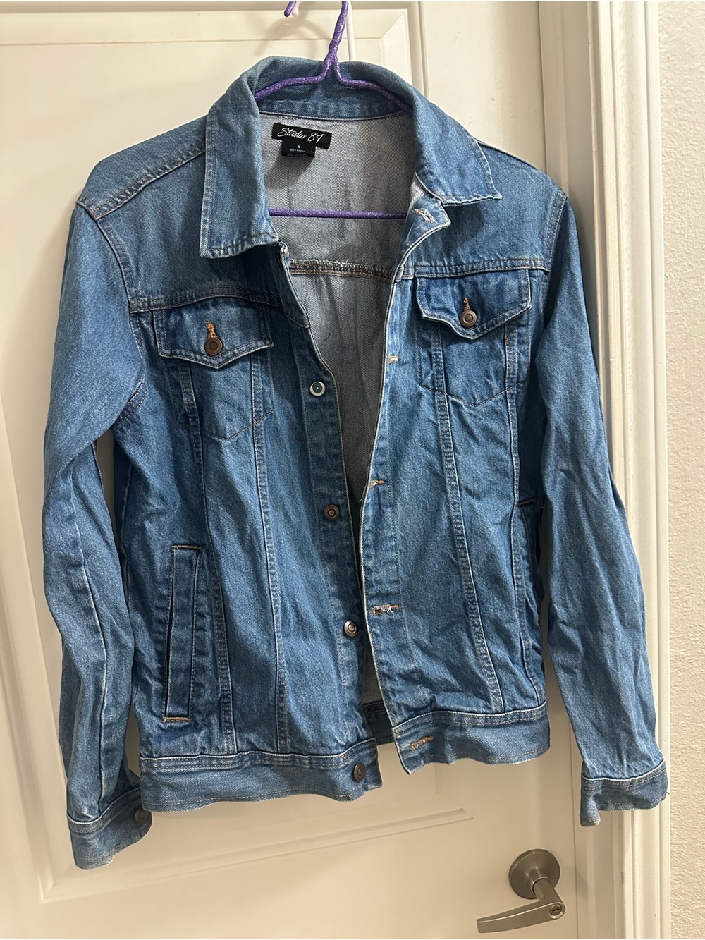 100% cotton Blue Denim Jacket